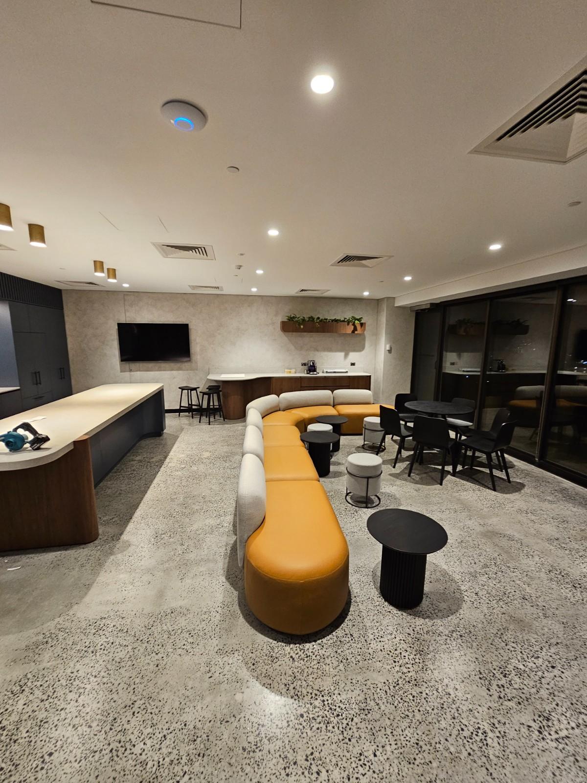 Commercial office fit-out joinery